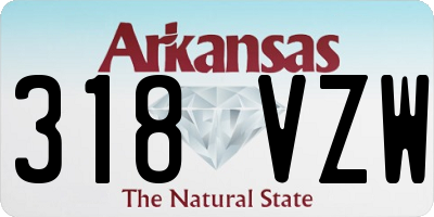 AR license plate 318VZW