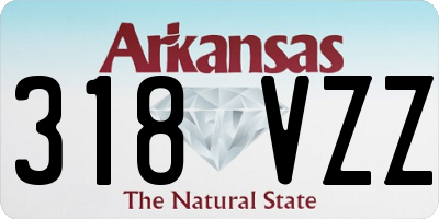 AR license plate 318VZZ