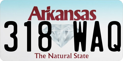 AR license plate 318WAQ