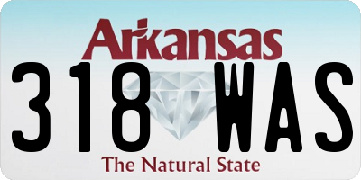 AR license plate 318WAS