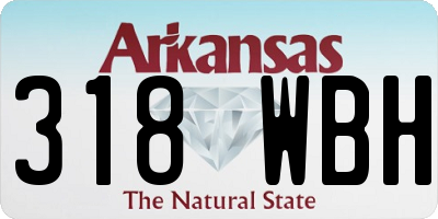 AR license plate 318WBH
