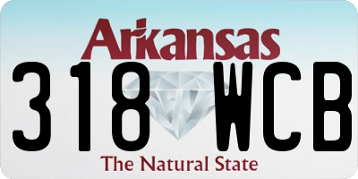 AR license plate 318WCB