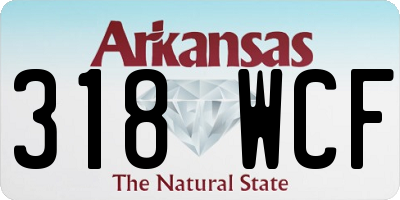 AR license plate 318WCF