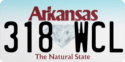 AR license plate 318WCL