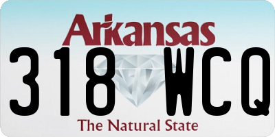 AR license plate 318WCQ
