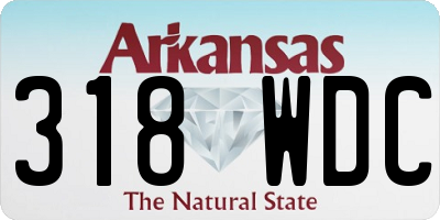 AR license plate 318WDC