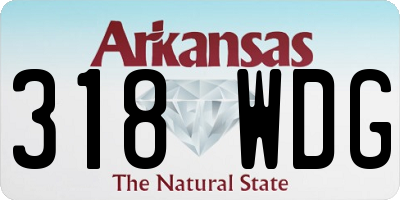 AR license plate 318WDG