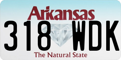 AR license plate 318WDK