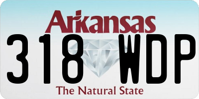 AR license plate 318WDP