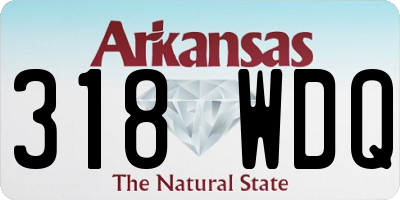 AR license plate 318WDQ