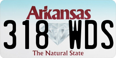 AR license plate 318WDS