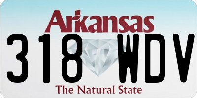 AR license plate 318WDV
