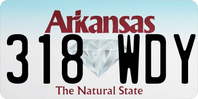 AR license plate 318WDY