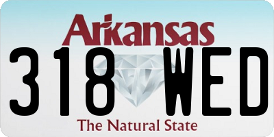 AR license plate 318WED
