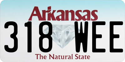 AR license plate 318WEE
