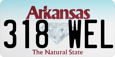 AR license plate 318WEL