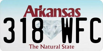 AR license plate 318WFC