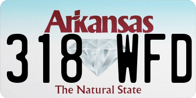 AR license plate 318WFD