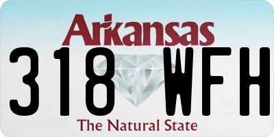 AR license plate 318WFH