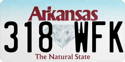 AR license plate 318WFK