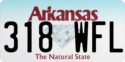 AR license plate 318WFL