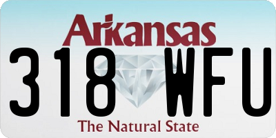 AR license plate 318WFU