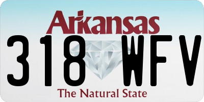 AR license plate 318WFV