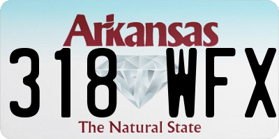 AR license plate 318WFX