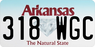 AR license plate 318WGC
