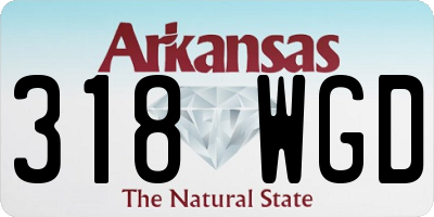 AR license plate 318WGD