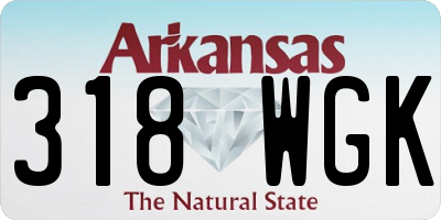 AR license plate 318WGK