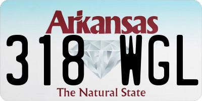 AR license plate 318WGL