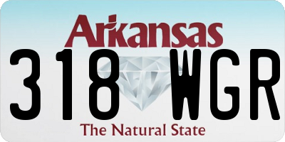 AR license plate 318WGR
