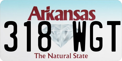 AR license plate 318WGT