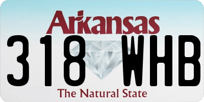 AR license plate 318WHB