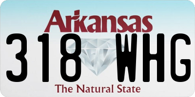 AR license plate 318WHG