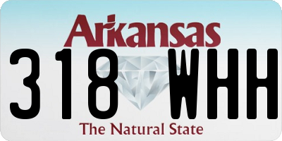 AR license plate 318WHH