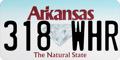 AR license plate 318WHR