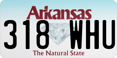 AR license plate 318WHU