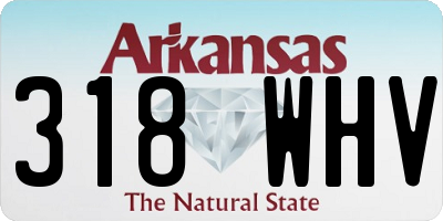 AR license plate 318WHV