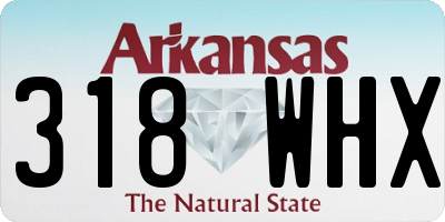 AR license plate 318WHX