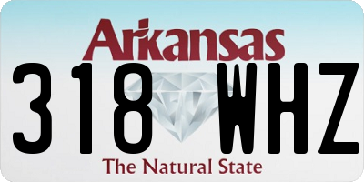 AR license plate 318WHZ