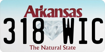 AR license plate 318WIC