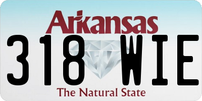 AR license plate 318WIE