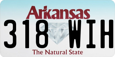 AR license plate 318WIH