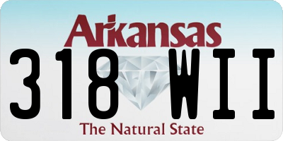 AR license plate 318WII