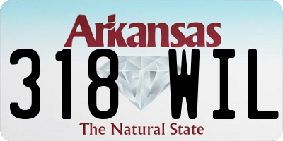 AR license plate 318WIL