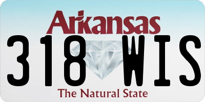 AR license plate 318WIS