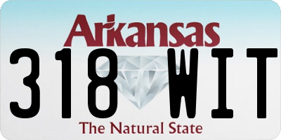 AR license plate 318WIT
