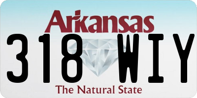 AR license plate 318WIY